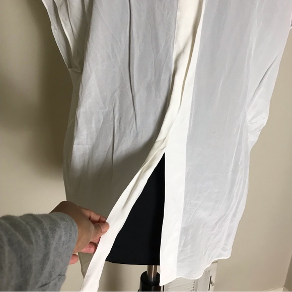 Vince White Silk Blouse - Picture 4 of 7